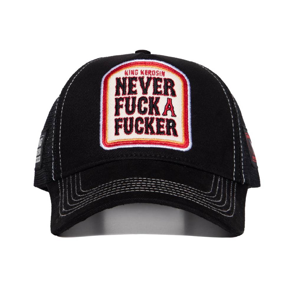 Queen Kerosin Trucker Cap «Never Fuck A Fucker» Lucki Maurer Edition Günstiger Verkauf