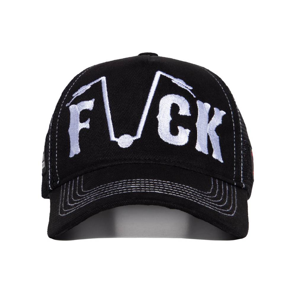 Queen Kerosin Trucker Cap «Fuck» Lucki Maurer Edition Meist gekauft