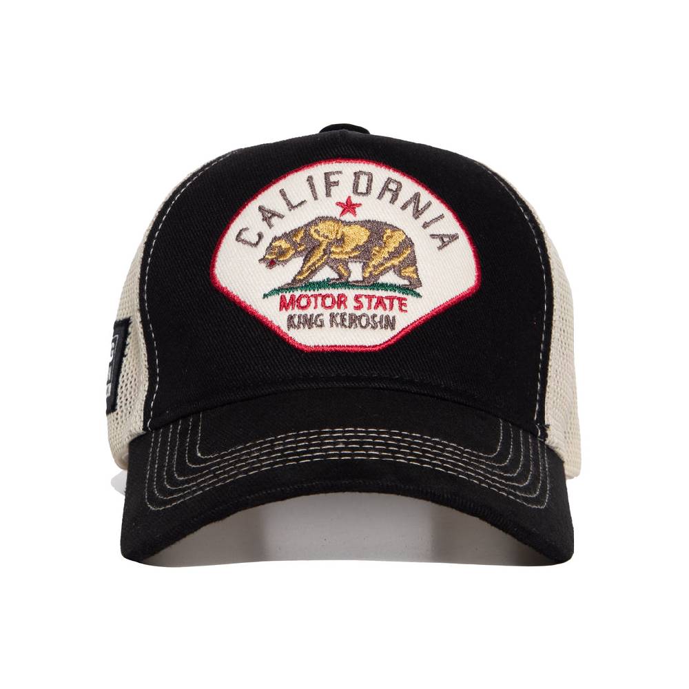 Queen Kerosin Trucker Cap «California» Schlussverkauf