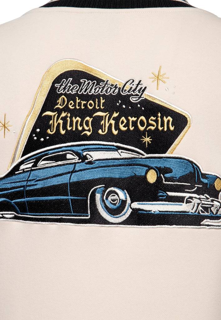 Queen Kerosin College Jacke «Detroit Greaser» Günstiger Verkauf