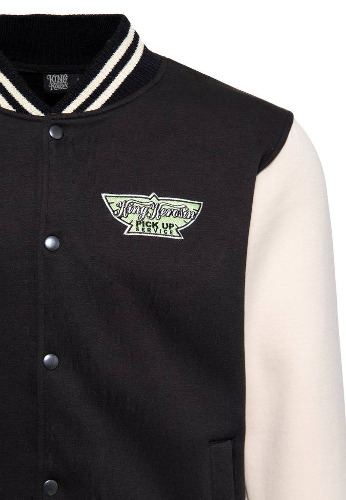 Queen Kerosin College Jacke «Pick-Up Service» Meist gekauft