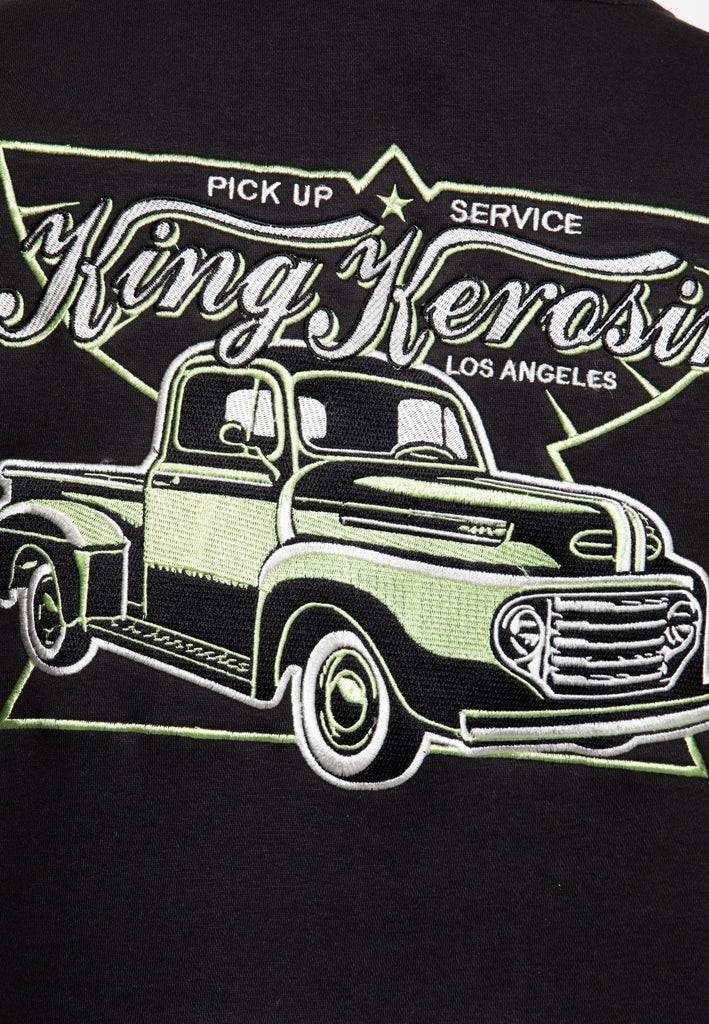 Queen Kerosin College Jacke «Pick-Up Service» Meist gekauft