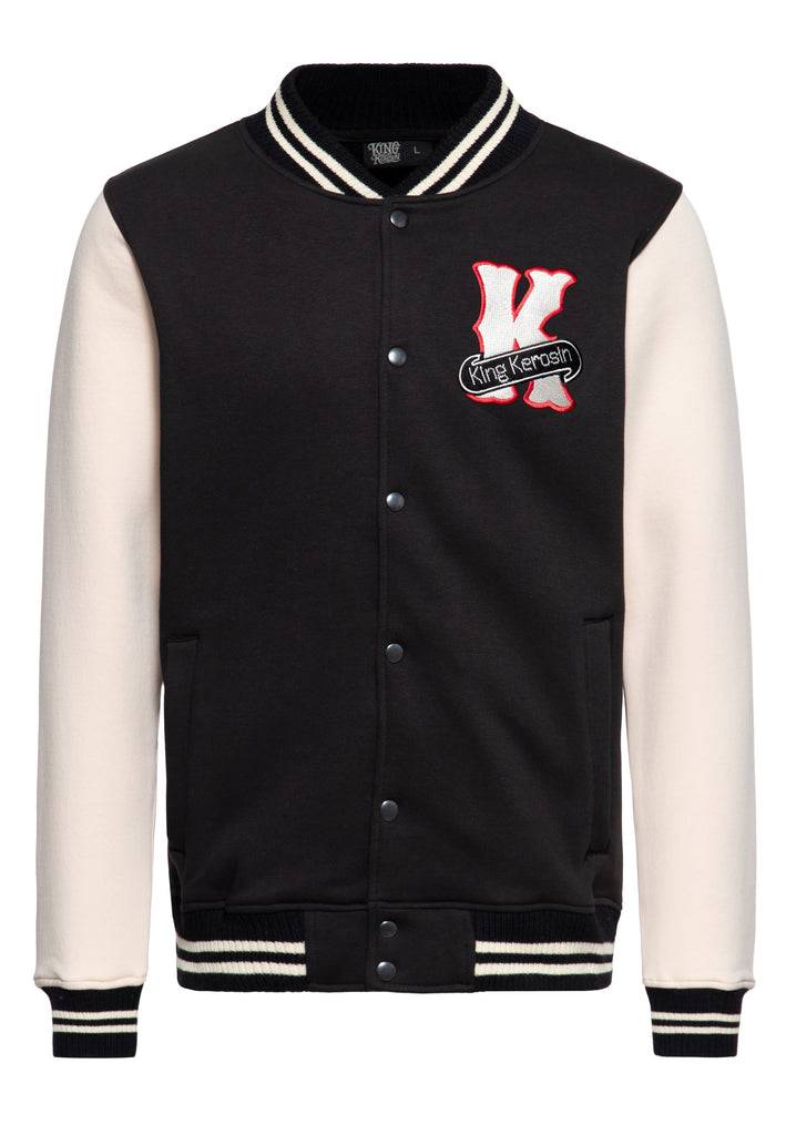 Queen Kerosin College Jacke «Speed Kings» Blitzverkäufe