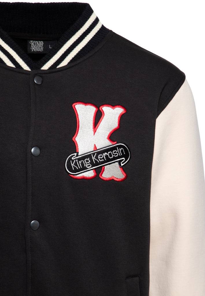 Queen Kerosin College Jacke «Speed Kings» Blitzverkäufe