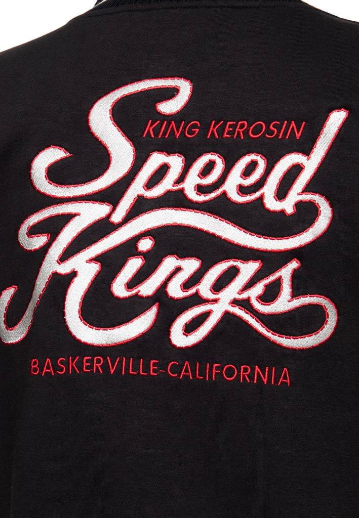 Queen Kerosin College Jacke «Speed Kings» Blitzverkäufe