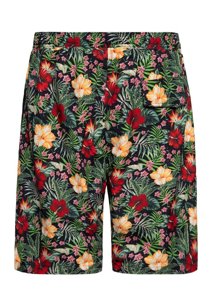 Queen Kerosin Badeshorts «Hibiscus» Online