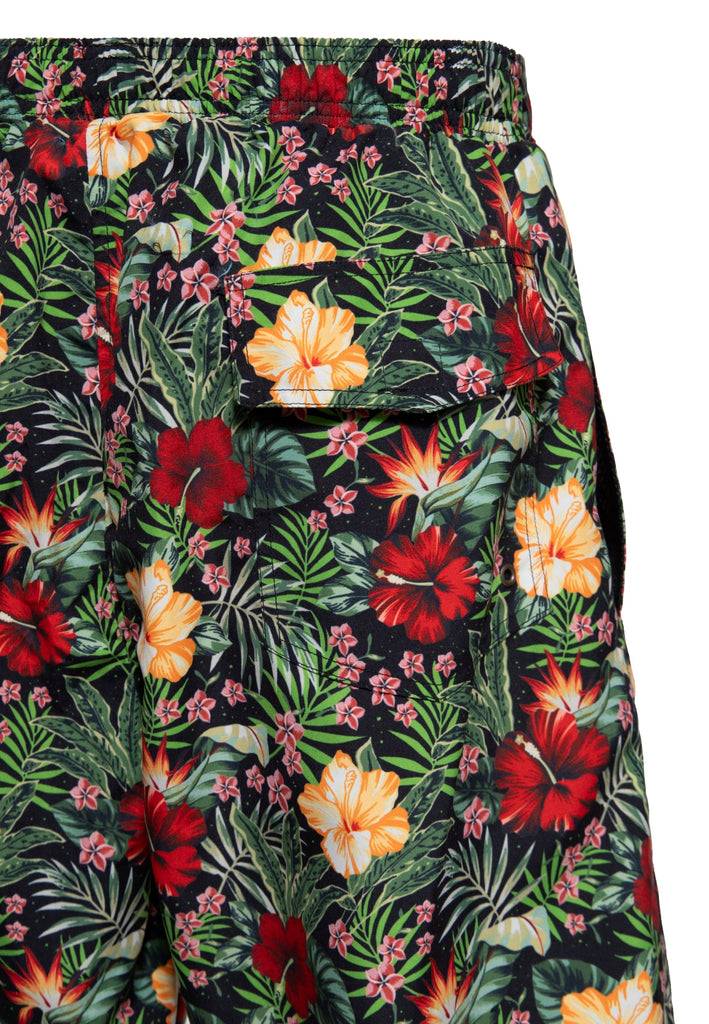 Queen Kerosin Badeshorts «Hibiscus» Online