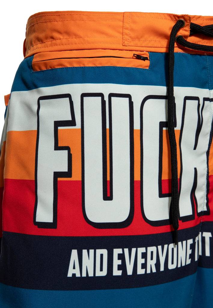 Queen Kerosin Badeshorts «Fuck You» Outlet