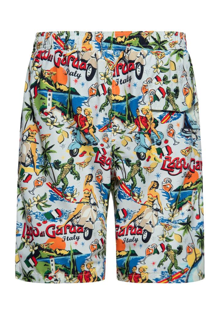 Queen Kerosin Badeshorts «Lago di Garda» Verkauf