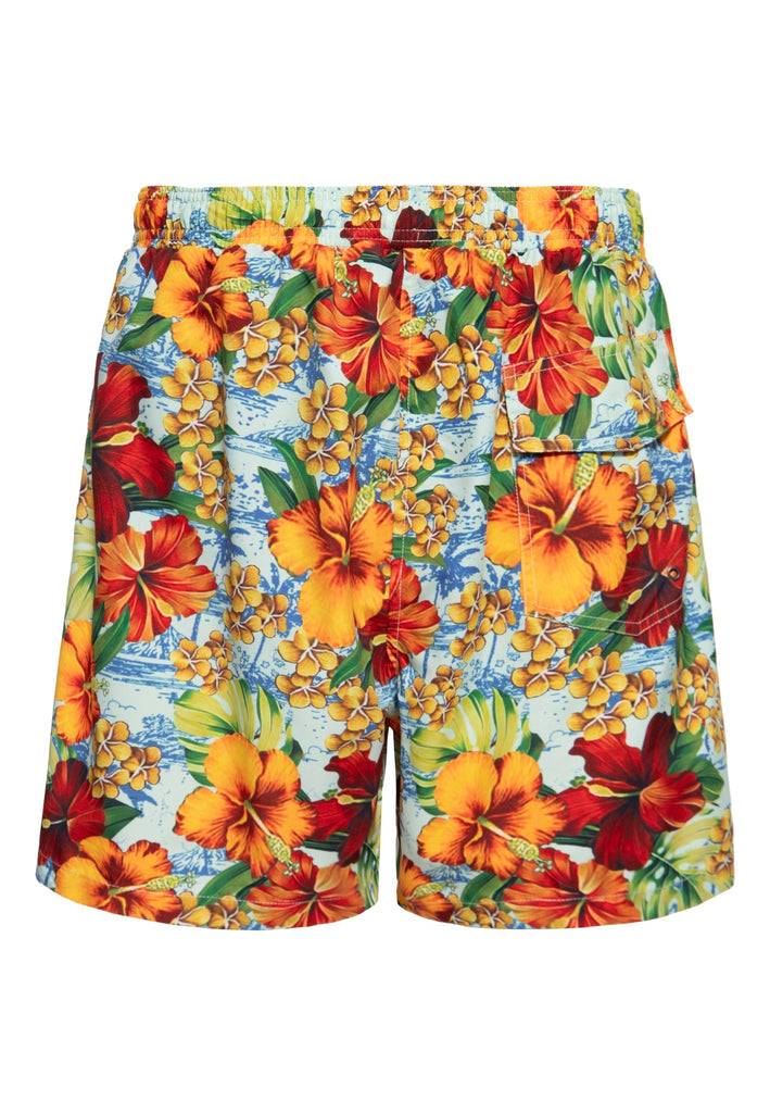 Queen Kerosin Badeshorts «Hibiscus» Günstiger Verkauf