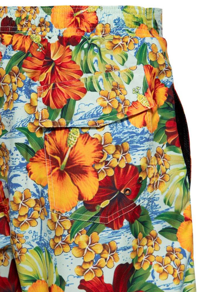 Queen Kerosin Badeshorts «Hibiscus» Günstiger Verkauf