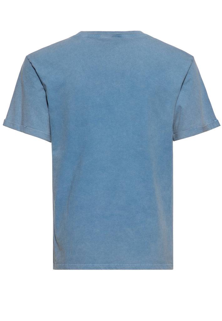 Queen Kerosin Acid-Washed T-Shirt «Split The Road» Blitzverkäufe