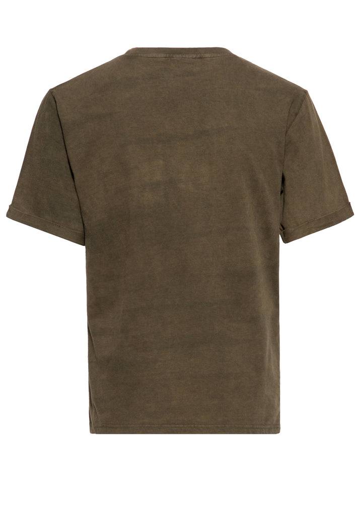 Queen Kerosin Acid-Washed T-Shirt «Grass, Beer & Boobs» Online