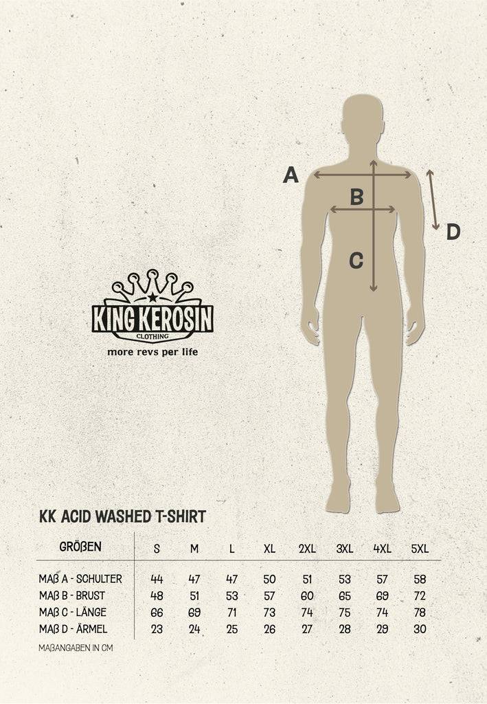 Queen Kerosin Acid-Washed T-Shirt «Grass, Beer & Boobs» Online