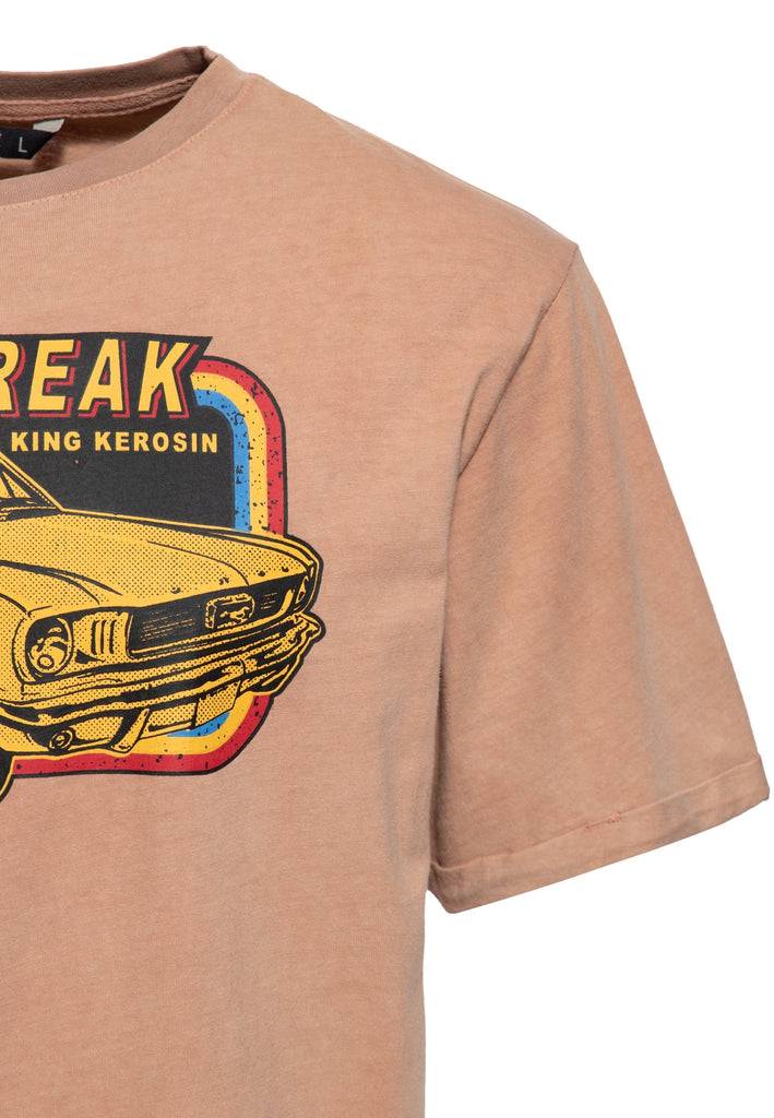 Queen Kerosin Acid-Washed T-Shirt «Speedfreak» Fabrikladen