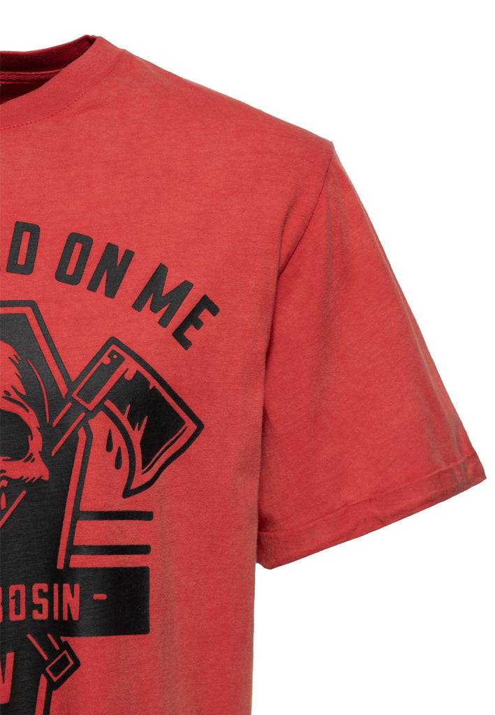 Queen Kerosin Acid-Washed T-Shirt «Don't Tread On Me» Begrenzt auf 3 Tage