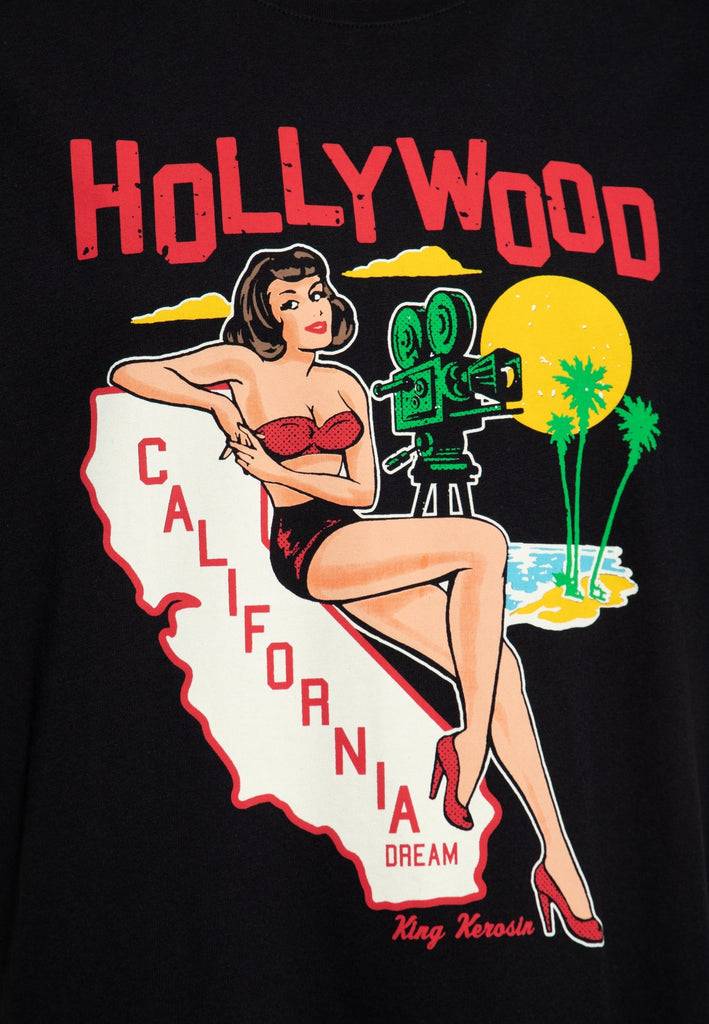 Queen Kerosin T-Shirt «Hollywood» Outlet