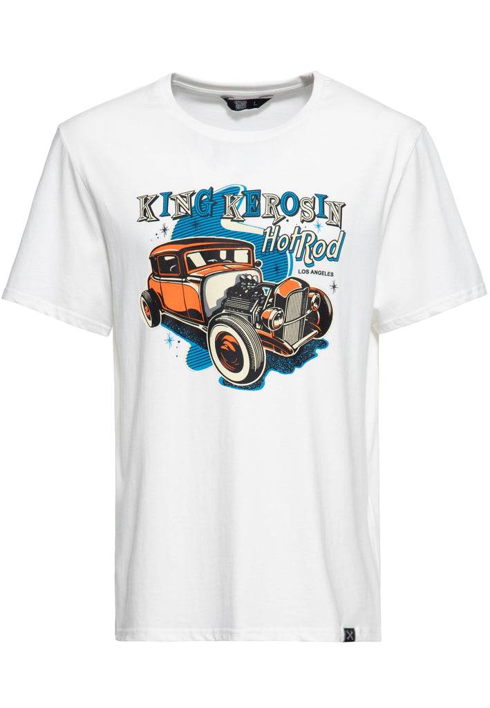 Queen Kerosin T-Shirt «Hot Rod» Auslauf