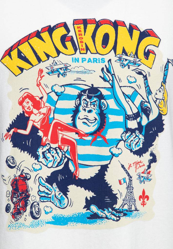 Queen Kerosin Ringer T-Shirt «Paris» Günstiger Verkauf