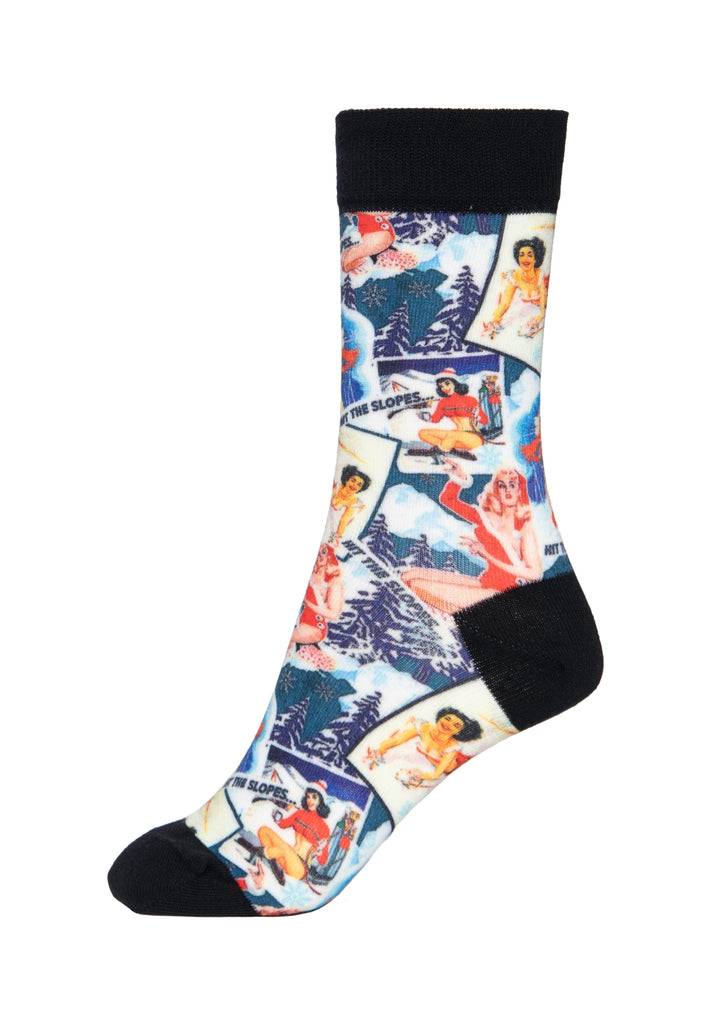 Queen Kerosin Socken «50s Winter» im Angebot