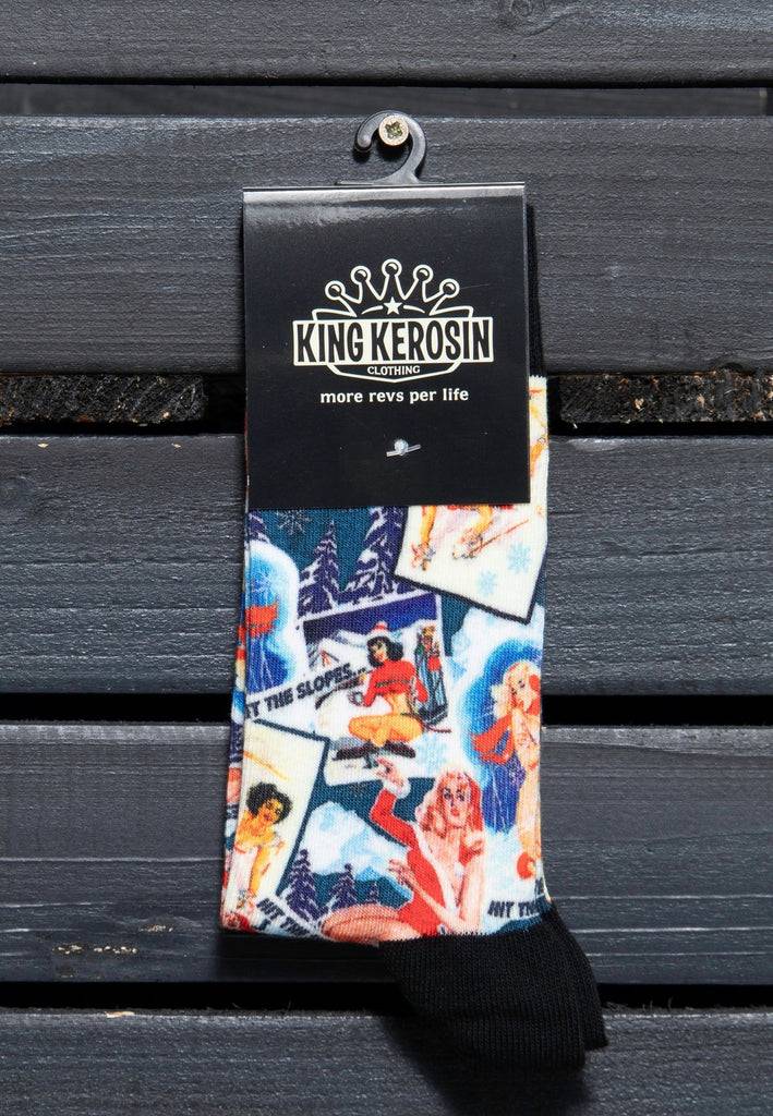 Queen Kerosin Socken «50s Winter» im Angebot
