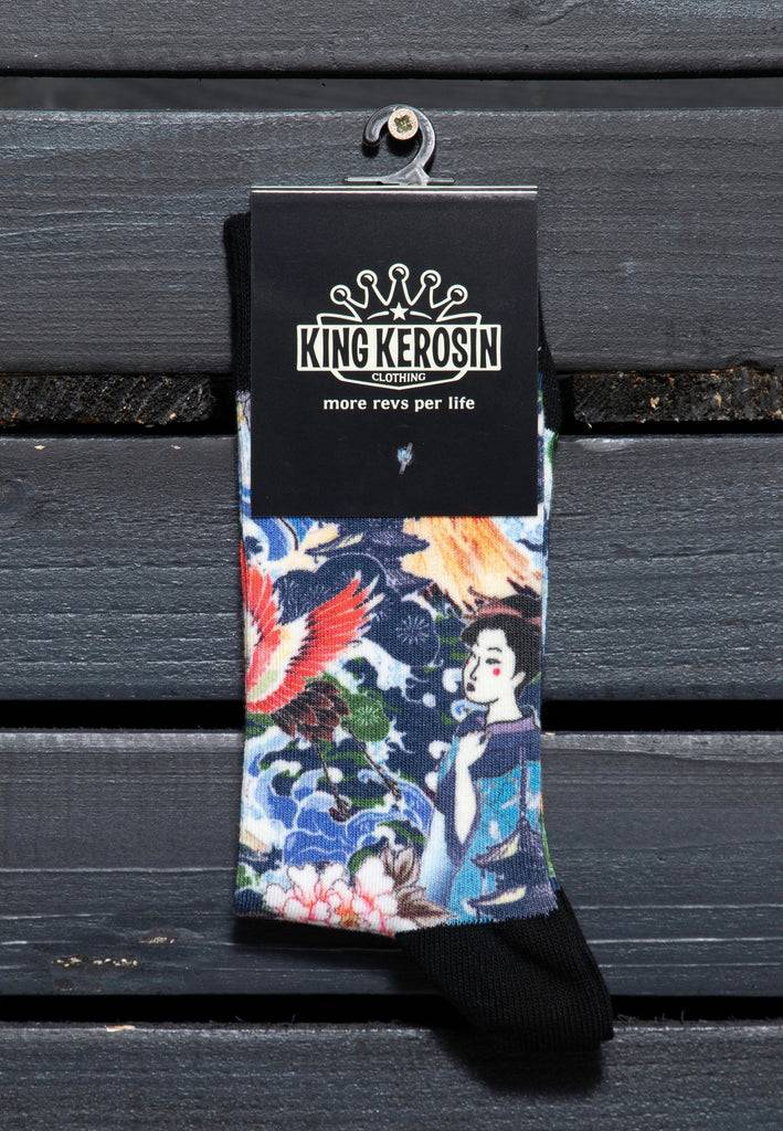 Queen Kerosin Socken «Japan Spirit» Schlussverkauf