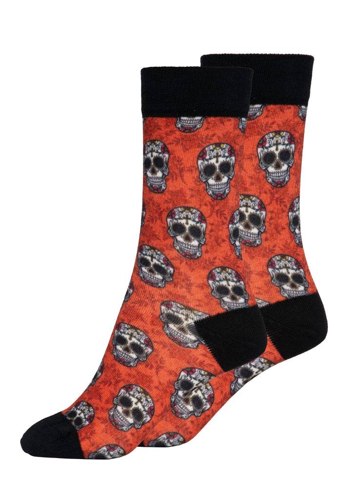 Queen Kerosin Socken «Sugar Skull» Meist gekauft