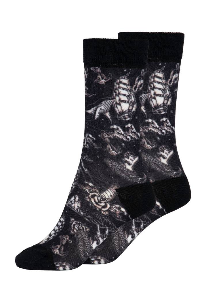 Queen Kerosin Socken «Sailor» Blitzverkäufe