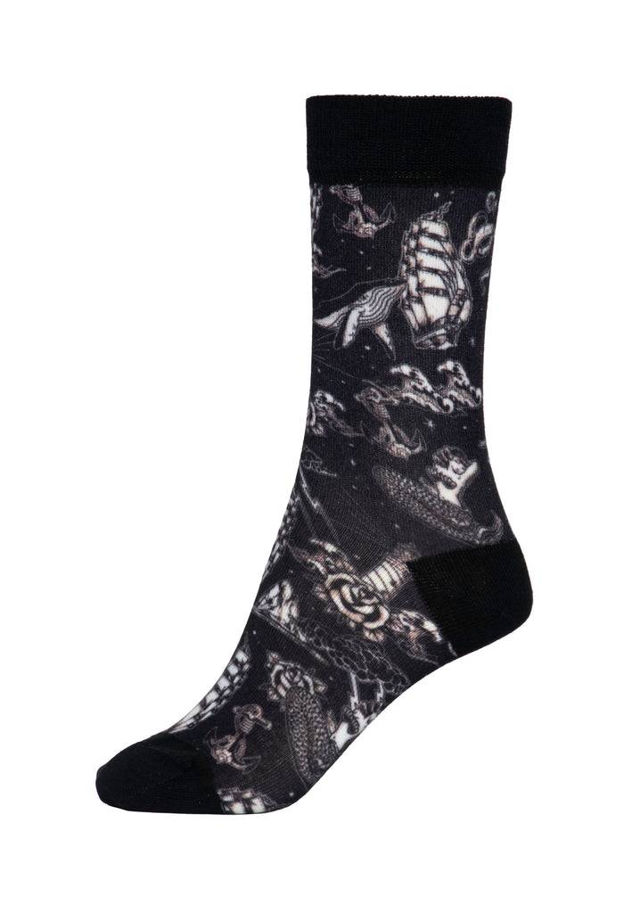 Queen Kerosin Socken «Sailor» Blitzverkäufe