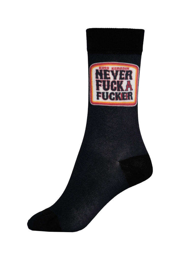 Queen Kerosin Socken «Never Fuck a Fucker» Online