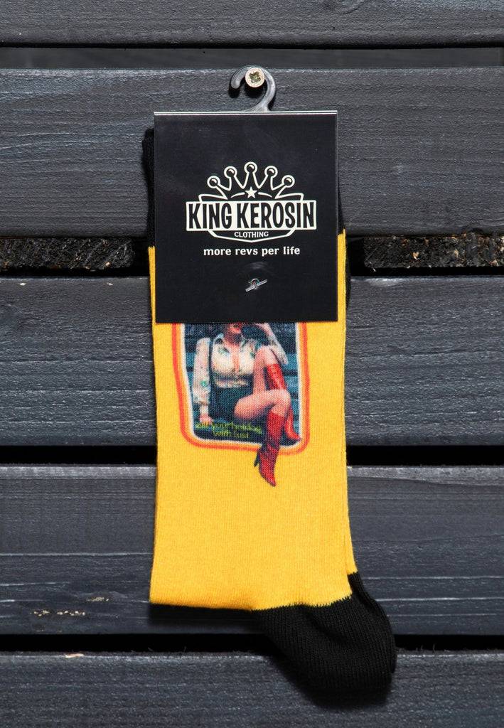 Queen Kerosin Socken «Hot Dog» Outlet