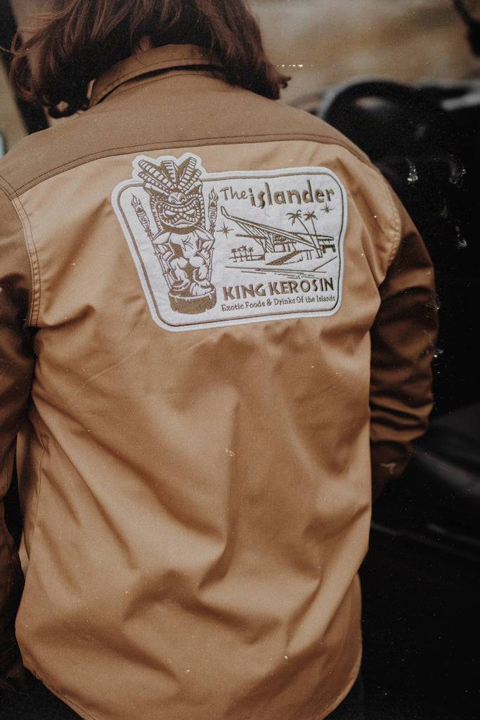Queen Kerosin Workwear Hemd Langarm «The Islander» Hotsell