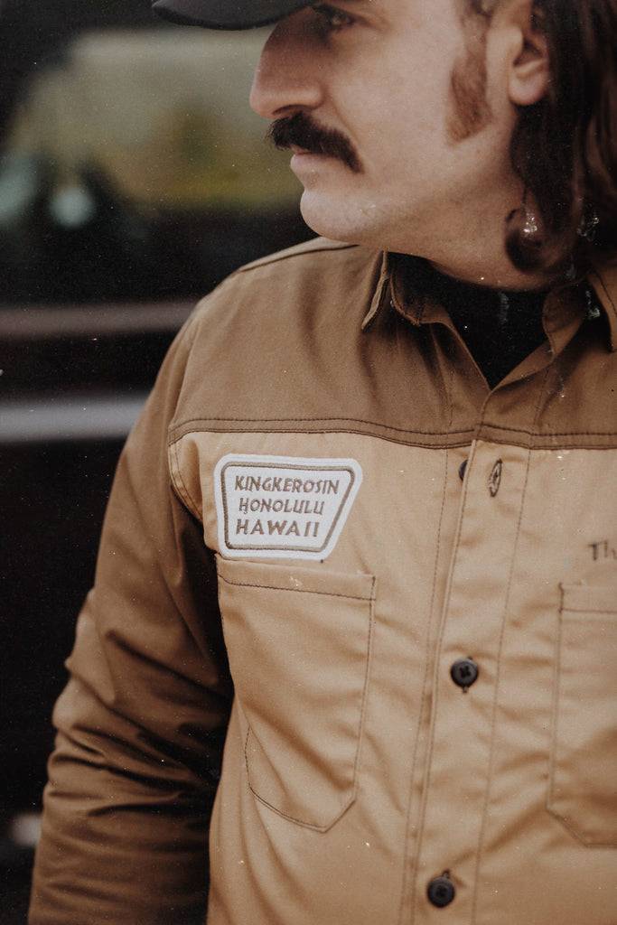 Queen Kerosin Workwear Hemd Langarm «The Islander» Hotsell