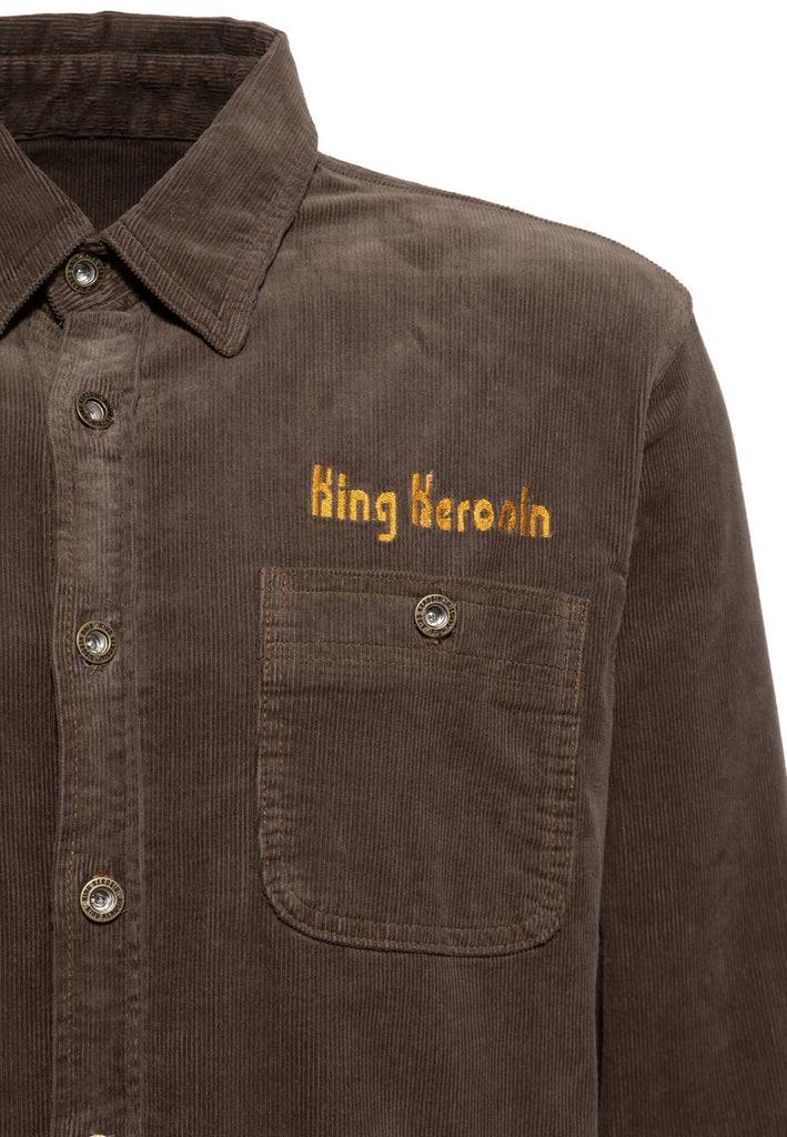 Queen Kerosin Workwear Hemd «Split The Road» im Angebot