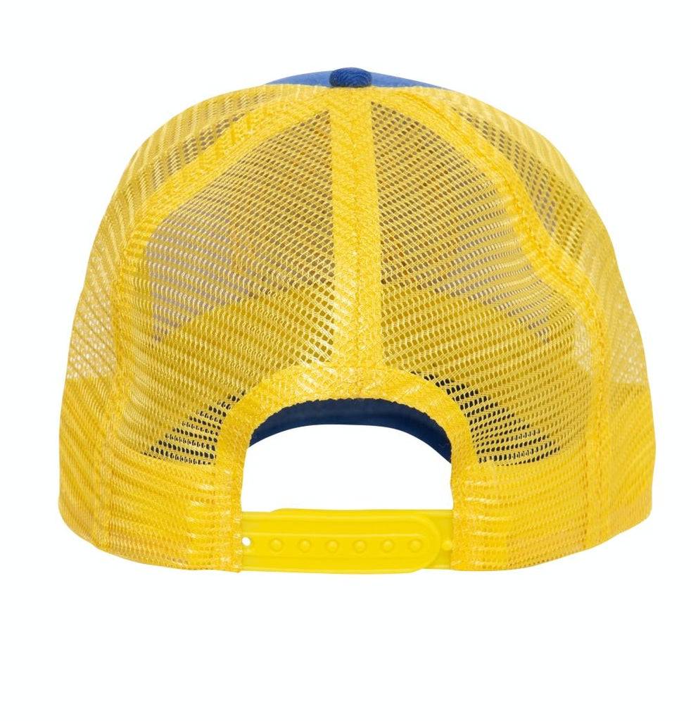 Queen Kerosin Trucker Cap aus Feincord mit kontrastierendem Mesh «Fire Up» Verkauf