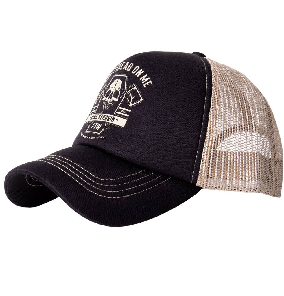 Queen Kerosin Trucker Cap»Don´t tread on me«mit Printmotiv «Don´t tread on me»