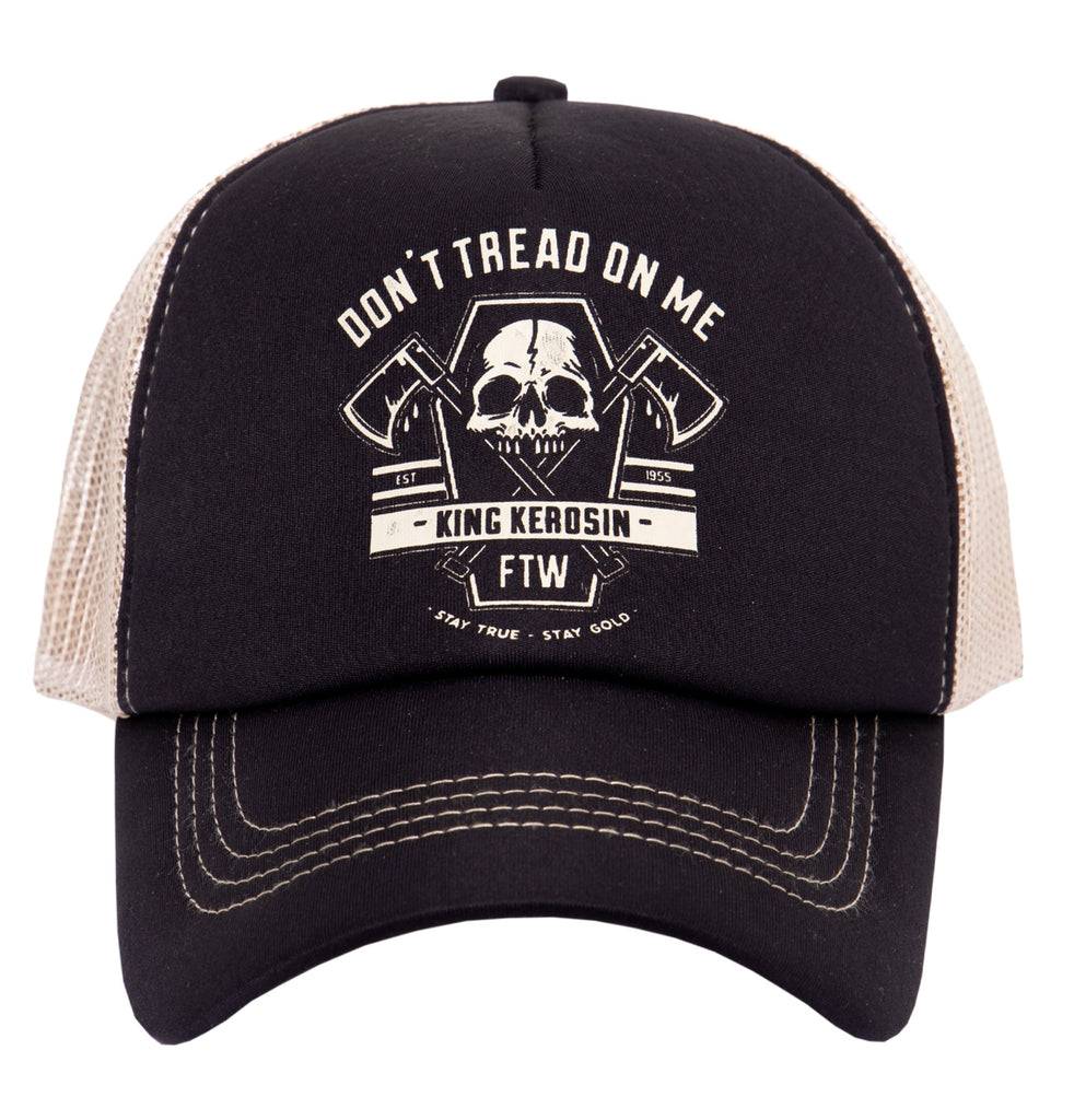 Queen Kerosin Trucker Cap»Don´t tread on me«mit Printmotiv «Don´t tread on me» Online