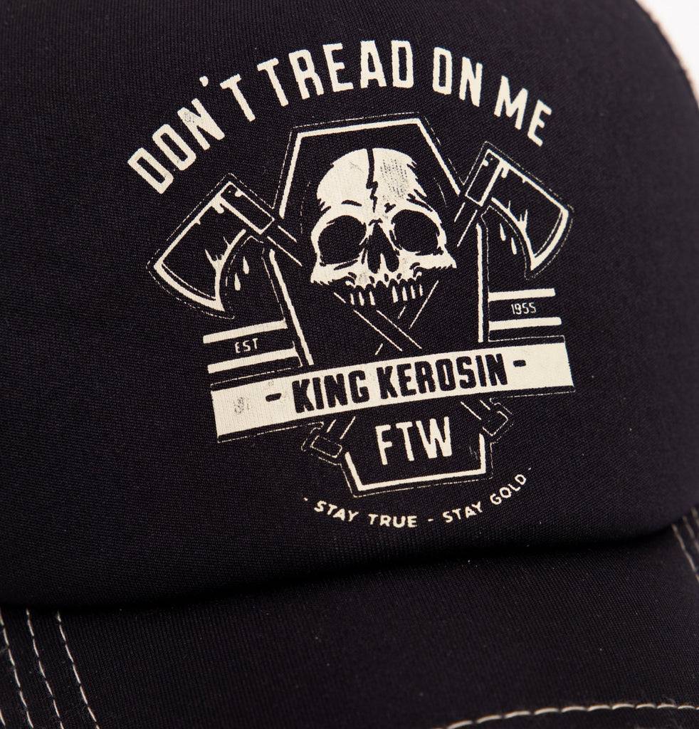 Queen Kerosin Trucker Cap»Don´t tread on me«mit Printmotiv «Don´t tread on me» Online