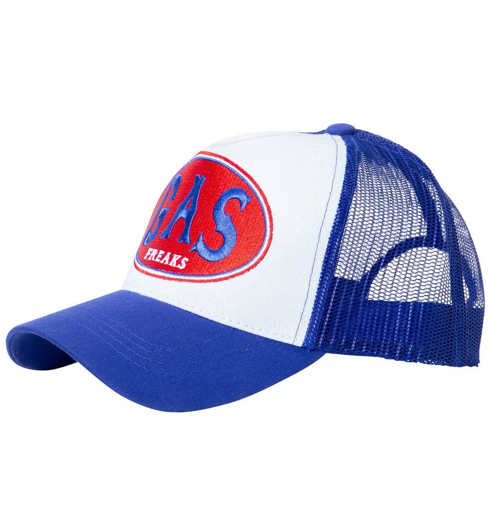 Queen Kerosin Trucker Mesh Cap in Colour-Blocking Optik «Gas Freaks» Verkauf