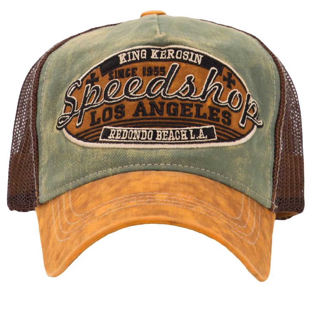 Queen Kerosin Trucker Cap «Speedshop» Günstiger Verkauf