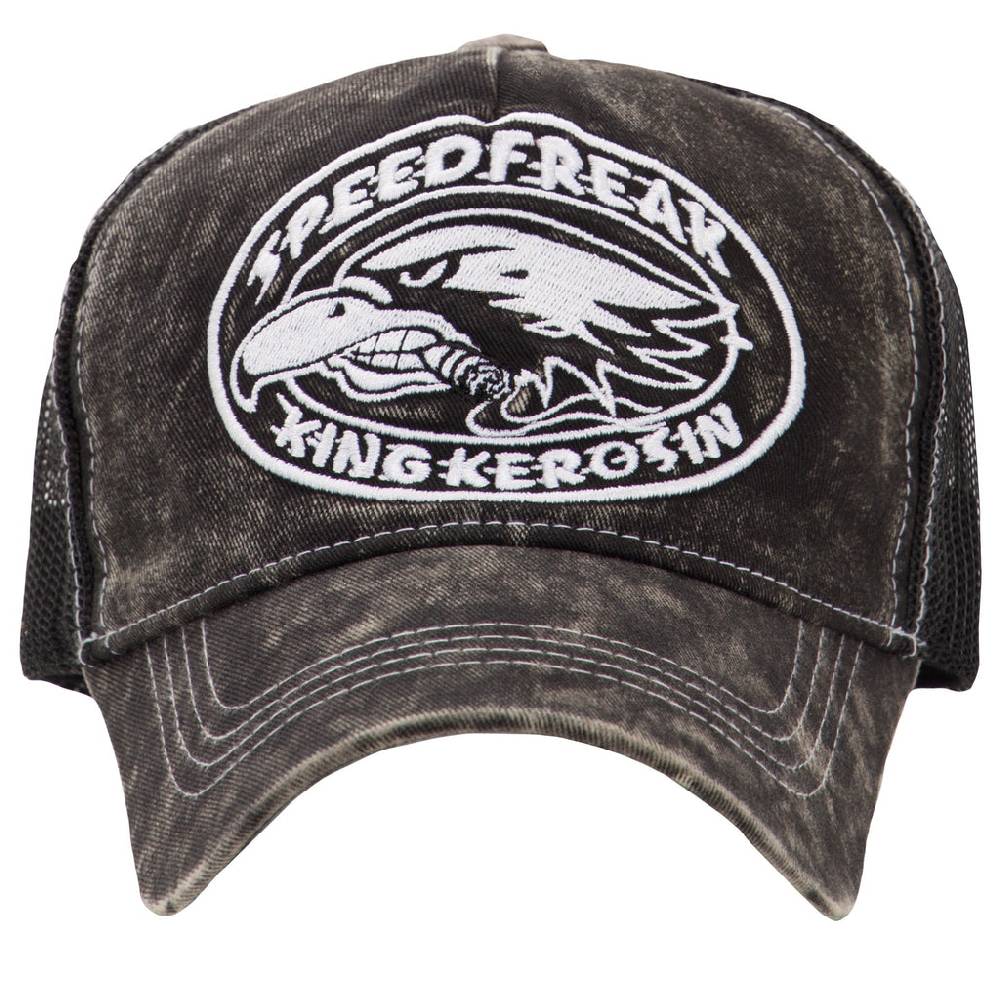 Queen Kerosin Trucker Cap »Speedfreak«in Vintage Waschung «Speedfreak» Meist gekauft