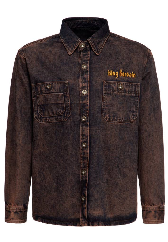 Queen Kerosin Workwear Hemd «Split The Road» Angebote