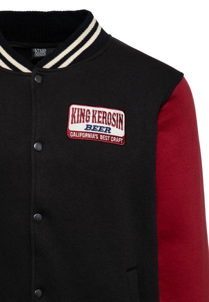 Queen Kerosin College Jacke «Beer» im Angebot