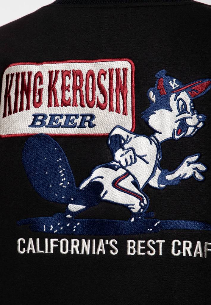 Queen Kerosin College Jacke «Beer» im Angebot