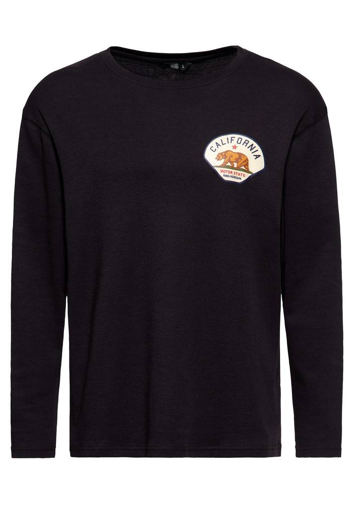 Queen Kerosin Langarmshirt «California Motor State» Günstiger Verkauf