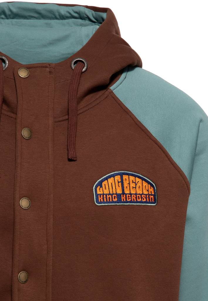 Queen Kerosin Kapuzen-Sweatjacke «Long Beach» Online