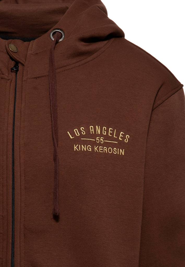 Queen Kerosin Kapuzen-Sweatjacke «Stay Fast» Outlet