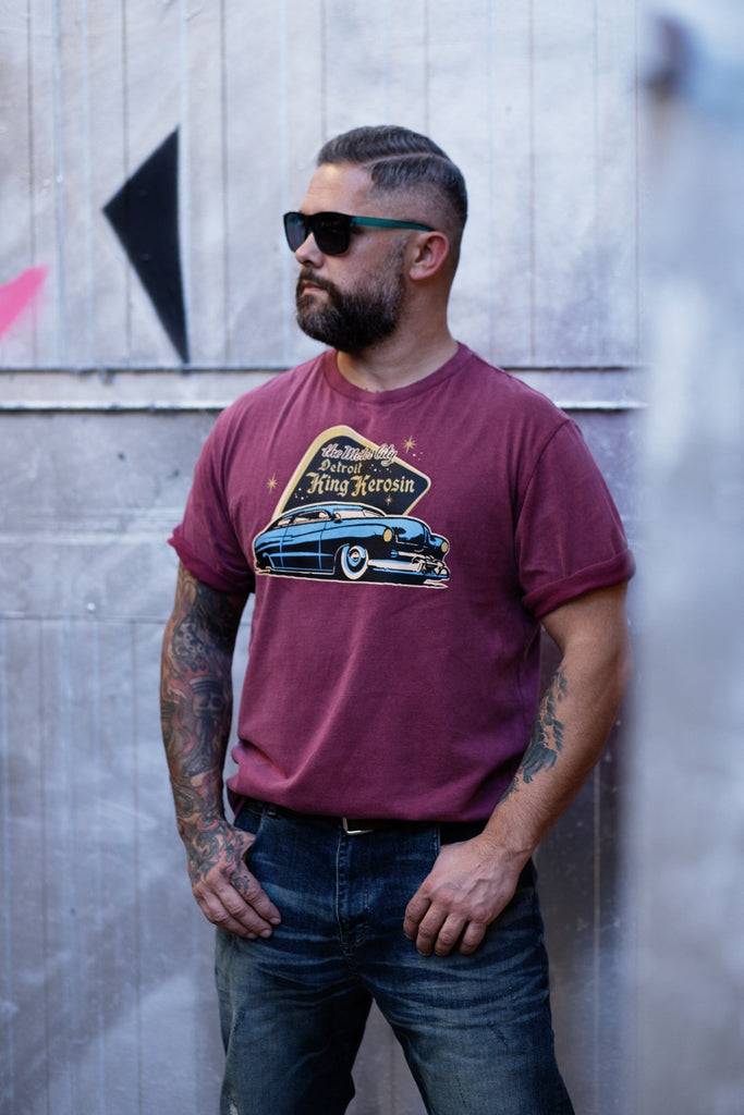Queen Kerosin T-Shirt «Detroit Greaser»