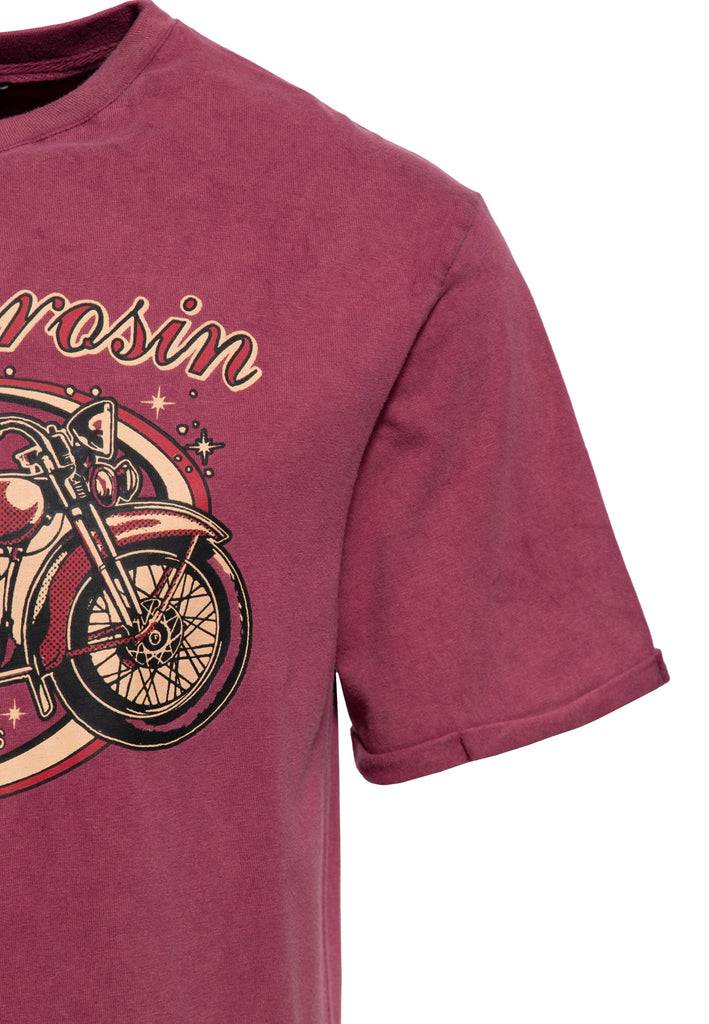 Queen Kerosin Print T-Shirt «Bobber» Meist gekauft