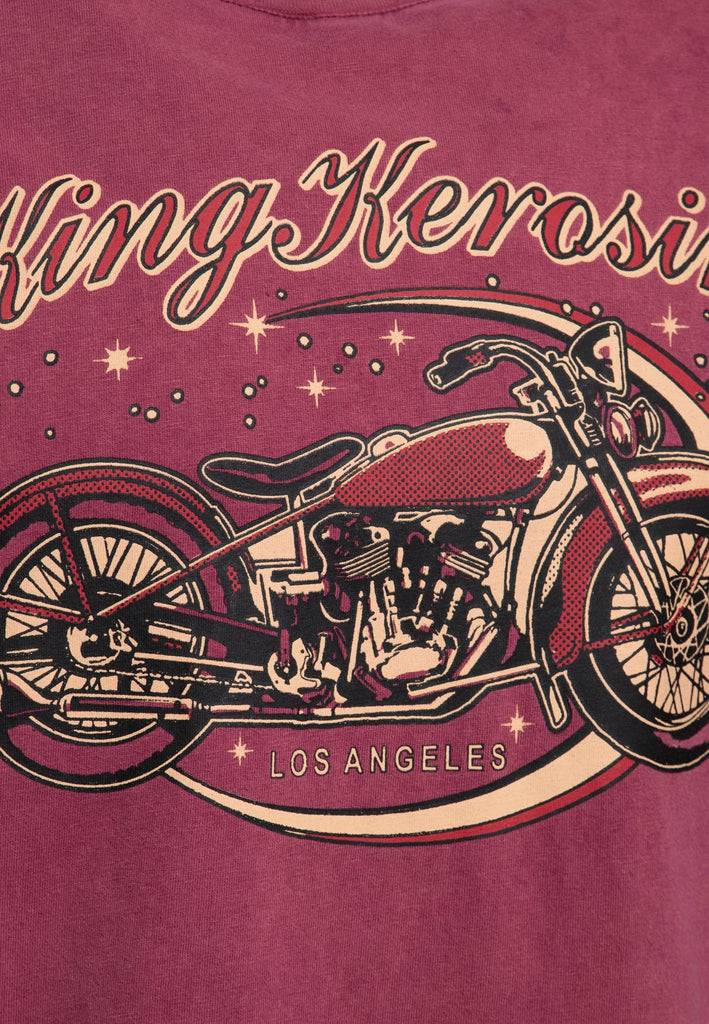 Queen Kerosin Print T-Shirt «Bobber» Meist gekauft